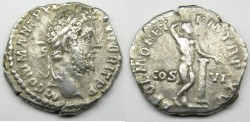 Ancient Coins - Commodus: AR Denarius, Apollo reverse