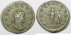 Ancient Coins - Gallienus: AR Antoninianus, Hercules reverse