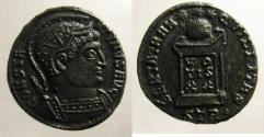 Ancient Coins - Constantine I: AE Folles, Mint of Trier, VOTIS XX, stars