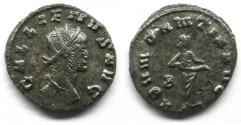 Ancient Coins - Gallienus: AR Antoninianus, Abundantia reverse