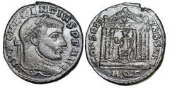 Ancient Coins - Maxentius. AE follis. Aquileia.. 306-312 A.D..   Nearly Extremely Fine..  10834.