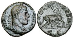 Ancient Coins - Philip I. Ae sestertius. 244 - 249 A.D..   Very Fine..  11726.