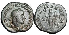 Ancient Coins - PHILIP I. Ae sestertius. 244 - 249 A.D..   .  12433.