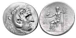 Ancient Coins - Macedonia. ALEXANDER III. AR tetradrachm.  Perge. 336-323 B.C..   Good Very Fine..  12981.