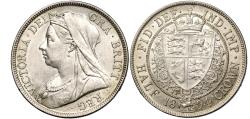 World Coins - Victoria. Halfcrown. 1894.   Brilliant uncirculated..  13489.