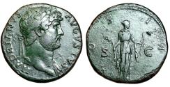 Ancient Coins - HADRIAN. Ae sestertius. 117 - 138 A.D..   Good Very Fine..  11709.