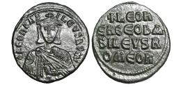 Ancient Coins - LEO VI. Ae follis. Constantinple. 886-912 A.D..   Nearly Extremely Fine..  11634.