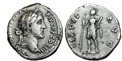 Ancient Coins - Antoninus Pius. AR denarius. 38 - 161 A.D..   .  13028.