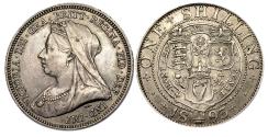 World Coins - Victoria. Shilling. 1893..   Good Extremely Fine..  8479.