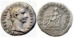 Ancient Coins - TRAJAN. AR denarius. 98 - 117 A.D..   Good Very Fine..  11032.