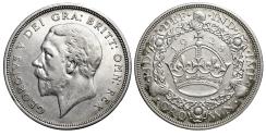 World Coins - George V. Crown. 1928. Extremely Fine.