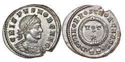 Ancient Coins - CRISPUS. Ae 3. Ticinum mint. 306-337 A.D. DOMINOR NOSTROR CAESS.