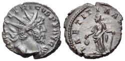 Ancient Coins - Tetricus I (AD 271-274) Æ Radiate / Antoninianus. Colonia Agrippinensis, AD 272. R/ LAETITIA