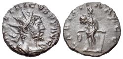 Ancient Coins - Tetricus I (AD 271-274) Æ Radiate / Antoninianus. Colonia Agrippinensis, AD 272. R/ LAETITIA