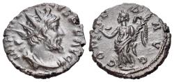 Ancient Coins - Tetricus I (AD 271-274) Æ Antoninianus. Treveri (Trier) mint. Struck 272/273 AD. R/ VICTORY