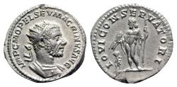 Ancient Coins - Macrinus (217-218). AR Antoninianus - R/ Jupiter