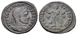 Ancient Coins - Constantinus I (AD 306-337) AE Follis. Arelate mint. R/ SOLI INVICTO
