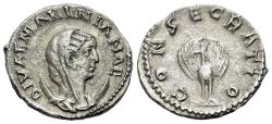Ancient Coins - Mariniana (died before 253 AD) AR Antoninianus R/ PEACOCK