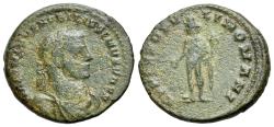 Ancient Coins - Maximinus II Daia (Caesar, AD 305 – 309) VERY RARE Æ Nummus - Follis, Londinium after 306. MAXIMINVS NOBILISSIMO CAES - R/ GENIO