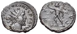Ancient Coins - Victorinus (Romano-Gallic Emperor, AD 269-271). BI Antoninianus.  R/ INVICTVS, Sol