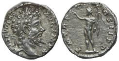 Ancient Coins - Septimius Severus (193-211). AR Denarius. Rome, 197-8.  R/ SOL