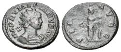 Ancient Coins - Numerian (AD 283-285). BI Radiate. Lugdunum. R/ PIETAS