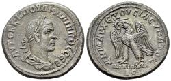 Ancient Coins - Philip I (AD 244-249). Seleucis and Pieria, Antioch. AR Tetradrachm. AD 248-9. R/ EAGLE