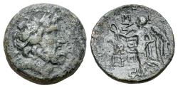 Ancient Coins - Cilicia, Elaioussa Sebaste, c. 1st century BC. Æ 21mm.  R/ NIKE