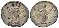 Ancient Coins - Probus (AD 276-282). Radiate. Lugdunum, AD 282. R/ PAX