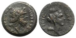 Ancient Coins - Cilicia, Anazarbos, c. 1st-2nd century AD. Æ - Zeus / Tyche