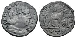 World Coins - ITALY Aquila. Ferdinando I d'Aragona (1458-1494). Æ Cavallo R/ Horse