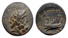 Ancient Coins - Phoenicia, Arados, c. 137-51 BC. Æ - Zeus / Prow