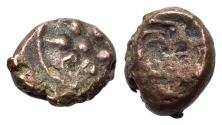 Ancient Coins - MADRAS PRESIDENCY. (ca. 1740), Æ cash, struck at Fort St. David, eight-pointed star R/ Tamil legend kumpini ("company")