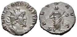 Ancient Coins - Victorinus (Romano-Gallic Emperor, AD 269-271). Æ Radiate / Antoninianus. Cologne mint. 2nd emission, circa mid AD 269-circa early 270. R/ SALUS