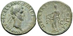 Ancient Coins - Nerva (AD 96-98). Æ As. Rome, AD 97. R/ LIBERTAS