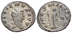 Ancient Coins - Gallienus (AD 253-268). BI Antoninianus. Rome mint. R/ FIDES MILITVM