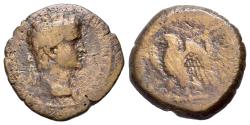 Ancient Coins - Gaius (Caligula) (37-41). Crete, Hierapytna. Æ. Augurinus, magistrate. VERY RARE