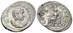 Ancient Coins - Otacilia Severa, wife of Philip I. AR Antoninianus, c. 246-247. R/ CONCORDIA