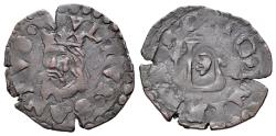 World Coins - ITALY. Lucca. Repubblica (1369-1799) AE Quattrino 1559. R/ Crowned visage of ' The Holy Face ' facing slightly left.