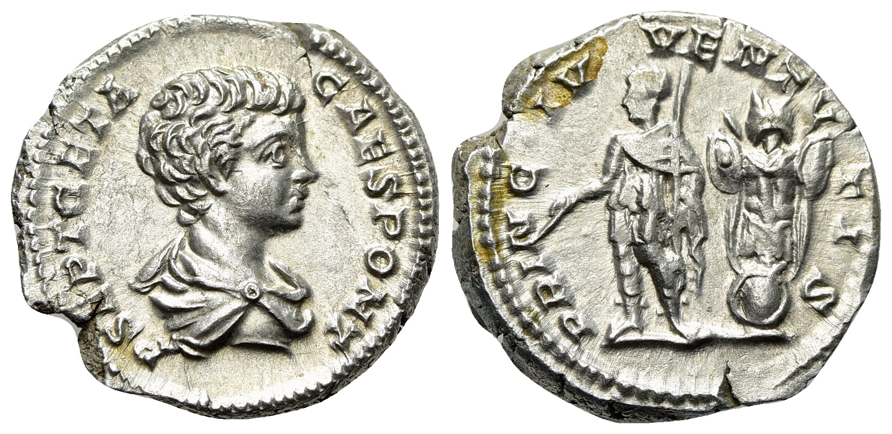 ローマ帝国　198-209　GETA, as Caesar　デナリウス貨@183 ローマ帝国 198-209 GETA, as Caesar デナリウス貨@183