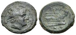 Ancient Coins - ROME REPUBLIC Anonymous. After 211 BC. Æ Sextans