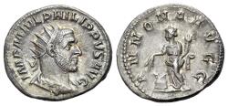 Ancient Coins - Philip I (244-249). AR Antoninianus. Rome, 244-7. R/ ANNONA