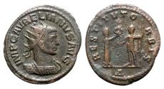 Ancient Coins - Aurelian (270-275). Radiate / Antoninianus - Antioch - R/ Victory