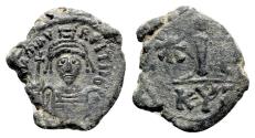 Ancient Coins - Maurice Tiberius (582-602). Æ 10 Nummi - Cyzicus