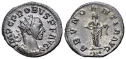 Ancient Coins - Probus (A.D. 276-282). BI antoninianus. Lugdunum mint, Struck A.D. 279-280. R/ ABUNDANTIA