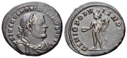 Ancient Coins - Severus II (As Caesar, AD 305-306). Æ Nummus - Follis. Londinium (London) mint. Struck 1 May AD 305-26 July 306. R/ GENIUS