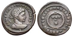 Ancient Coins - Constantine II (As Caesar, AD 316-337). Æ Nummus. Londinium (London) mint. Struck circa AD 324. R/ VOT/ X