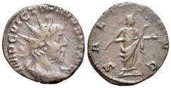 Ancient Coins - Victorinus (AD 260-269). AE Radiate. Colonia Agrippinensis, 269/70. R/ SALUS