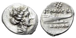 Ancient Coins - Kings of Macedon. Time of Philip V and Perseus (187-168 BC). AR Tetrobol. R/ STERN of GALLEY