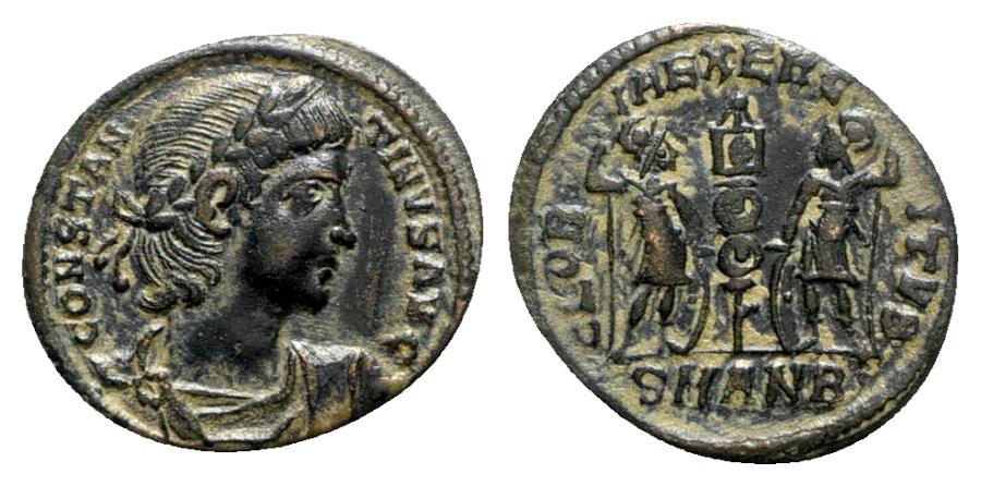 Constantine II (337-340). Æ Follis - Antioch | Roman Imperial Coins